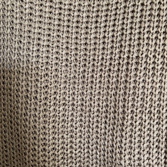 She and sky off the shoulder brown top, Size small - Picture 3 of 4